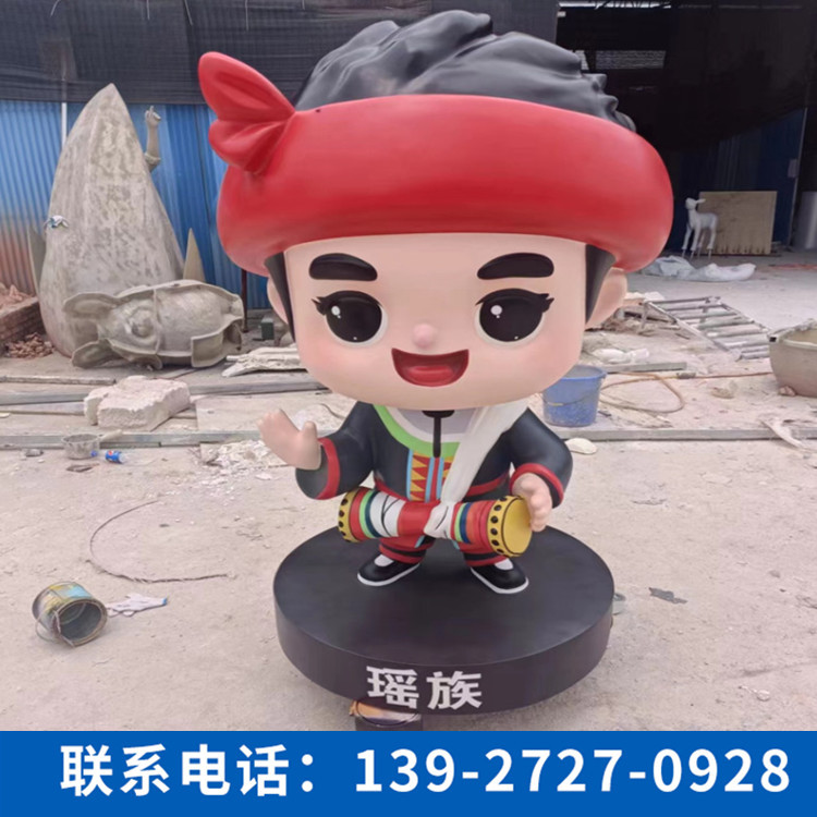 玻璃钢人物卡通雕塑